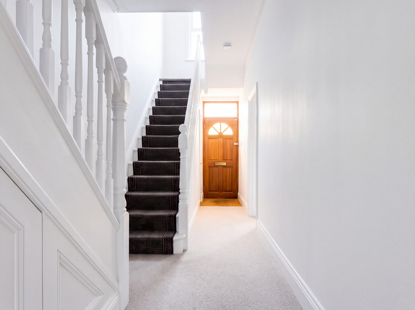 After hallway and staircase painting project in Waterford