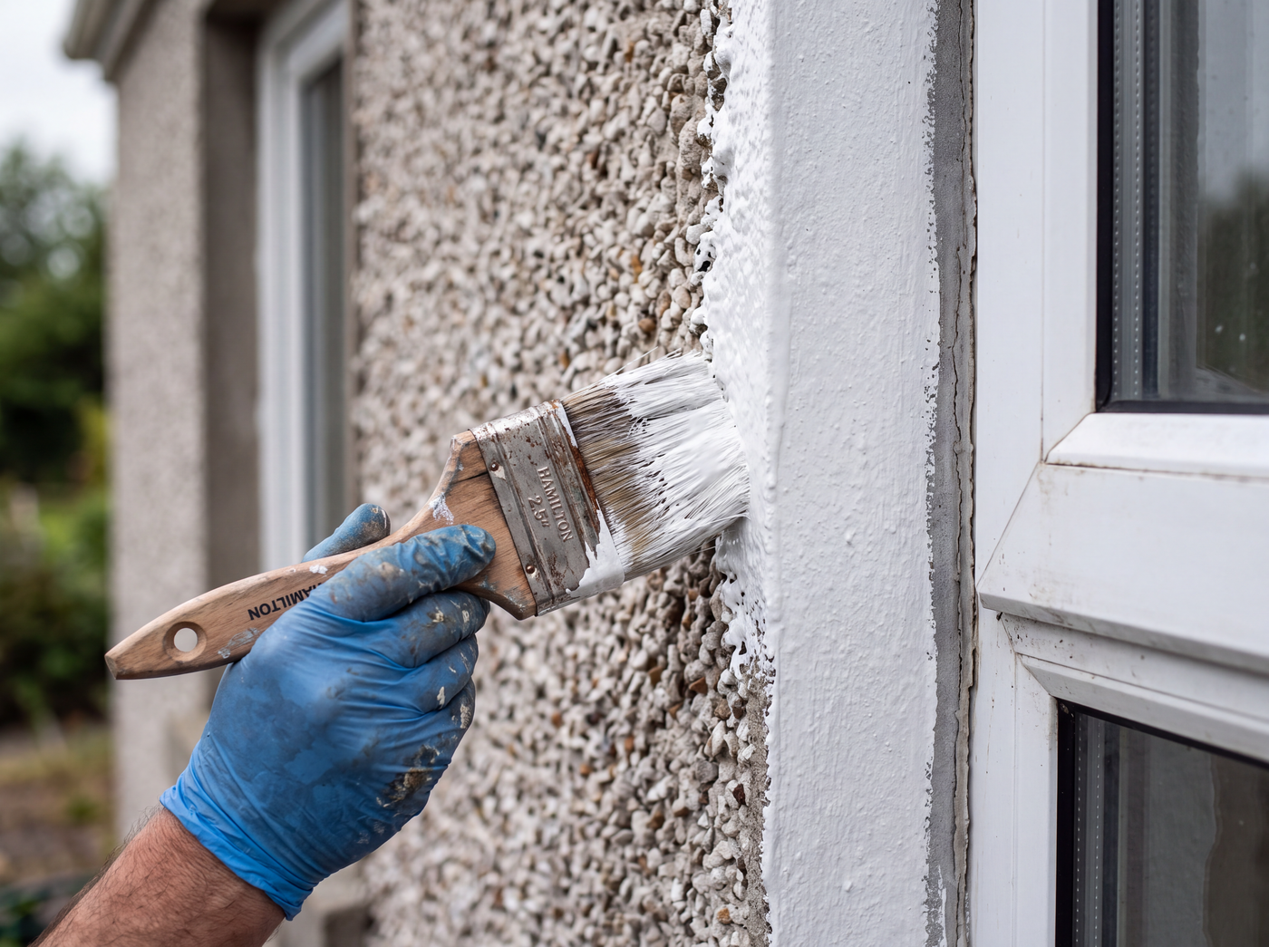 Exterior painting service in Waterford – rendered Irish house