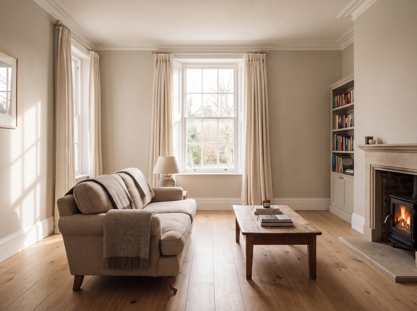 Interior painting service in Waterford – freshly painted living room
